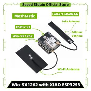 Esp32 s3 lora m&eacute;shtastique Lora,SX126, antenne 868mhz 915mhz, XIAO ESP32S3 pour kit de d&eacute;marrage