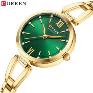 CURREN 9092 montres à Quartz femmes Bracelet élégant Bracelet en acier inoxydable strass mode dames