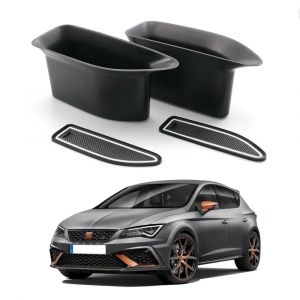 LFOTPP pour Seat Leon MK3 Leon Cupra 5F 2013-2019 Porte avant Main courante Bo&icirc;te de rangement pour