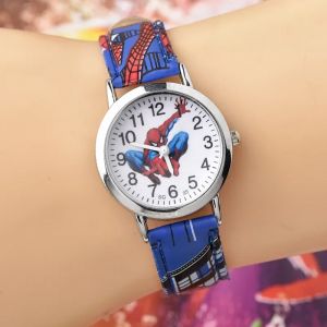 Disney Marvel SpiderMan montre super-héros Avengers mignon dessin animé enfants montre montres