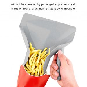 Pelle &agrave; frites de qualit&eacute; alimentaire, poign&eacute;e droite coordonnante, spatule &agrave; frites, pelle &agrave; frire,