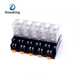 5 pi&egrave;ces MY2P HH52P MY2NJ 12V 24V DC / 110V 220V AC bobine usage g&eacute;n&eacute;ral DPDT micro mini relais avec