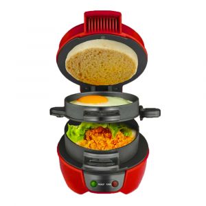Grille-pain portable pour sandwich, hamburger, omelette, petit-déjeuner, sandwich, hamburger,
