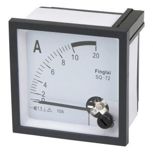 Pointeur SQ-72 72x72mm, ampèremètre AC 1A 2A 3A 5A 10A 15A 20A 30A 50A, connexion directe,