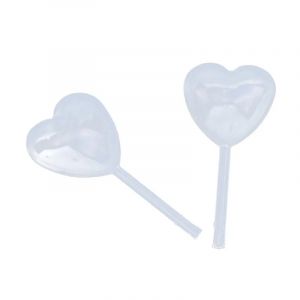 Compte-gouttes liquide Transparent de 4ml, 50 pièces, Mini Pipette Pasteur en forme de cœur,