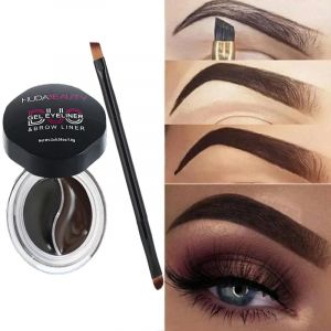 Cr&egrave;me &agrave; sourcils bicolore longue dur&eacute;e Super imperm&eacute;able, Gel teint&eacute; r&eacute;sistant &agrave; la sueur pour les