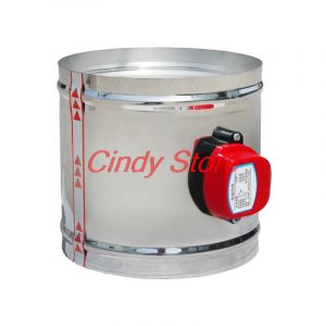 Électrovanne d'amortisseur durcie en acier inoxydable 220, évent de conduit d'air, 201 V, 12V, 24V,