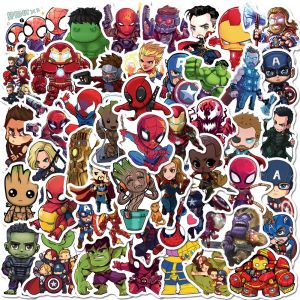 Autocollants Disney Marvel The Avengers Super ForeStickers, décalcomanies Anime, jouets