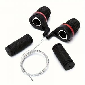1 paire de poignées de dérailleur pour Transmission de vélo, poignée torsadée, levier de vitesse,