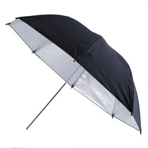 Parapluie lumineux réfléchissant noir 33 ", 83cm, parapluies souples pour Studio Photo,