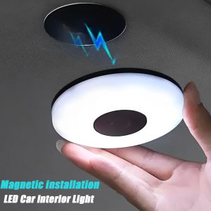 Lampe LED tactile magn&eacute;tique pour toit de voiture, &eacute;clairage int&eacute;rieur de voiture, plafonnier