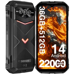 Version mondiale DOOGEE V Max Plus 5G téléphone robuste 6.58 FHD + 120Hz 36GB(16 + 20) 512GB 200MP