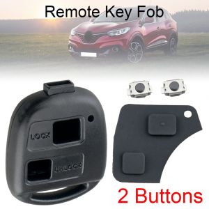 Coque universelle pour clé télécommande de voiture, 2/3 boutons, pour Toyota RAV4 Yaris Prado