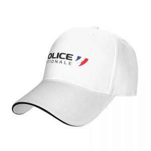 Casquette d'&eacute;t&eacute; pare-soleil Police nationale fran&ccedil;aise casquettes Hip Hop chapeau de Cowboy chapeaux