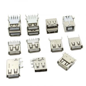 Prise d'interface USB Type A, Port Standard femelle mâle, connecteur de prises à souder DIP,