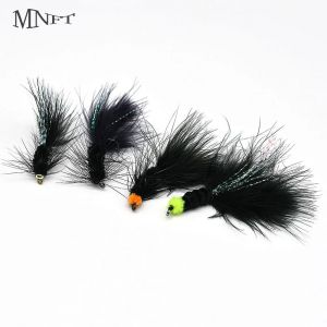 MNFT mixte 8 pi&egrave;ces laine Bugger banderoles p&ecirc;che mouches pour Steelhead brochet bar arc-en-ciel