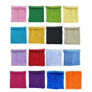 Tube de poitrine envelopp&eacute; &eacute;lastique doubl&eacute; au crochet, jupe tutu, robe adulte bricolage,