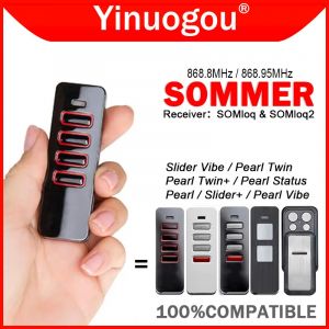 SOMMER TX55-868-4 t&eacute;l&eacute;commande de porte de Garage 868MHz SOMMER Pearl Twin 4018 4019 4018V000