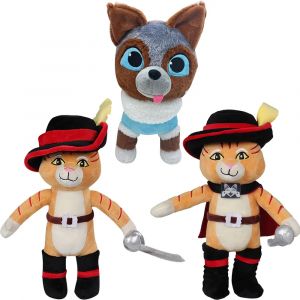 Chat à bottes chat dessin animé belle le dernier vœux Perrito Cosplay peluche peluches dessin animé