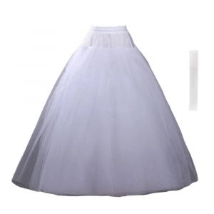Jupons grande taille pour femmes, longueur au sol, Crinoline, jupon Long sans capuche, jupe