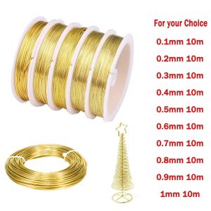 Fil de cuivre nu de 10M, fil de cuivre pur, bobine de cuivre T2, fil de cuivre conducteur, fil nu de