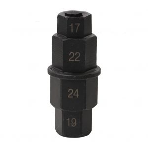 Broche d'essieu avant de moto, 17mm 19mm 22mm 24mm, douille hexagonale Allen, broche de roue de