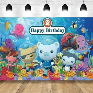 OCTONAUTS – décoration de fête d'anniversaire, jouet pour enfant, dessin animé, monde sous-marin,