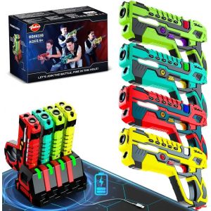 TVAOS Laser Tag jeu de combat pistolet ensemble électrique infrarouge jouet pistolets enfants