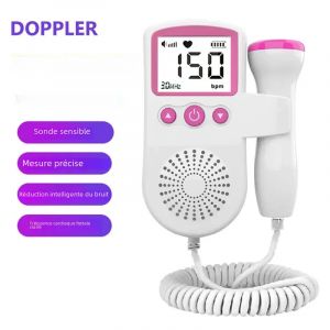 Détecteur de fréquence cardiaque pour bébé à ultrasons, moniteur de battement de cœur pour bébé