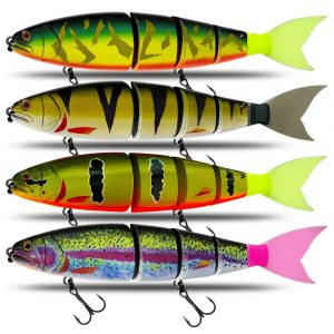 P&ecirc;che Swimbait leurre flottant coulant 245mm leurre natation app&acirc;t g&eacute;ant articul&eacute; dur Section leurre