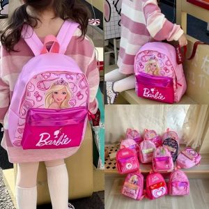 Kawaii Barbie dessin animé Anime mode sac à dos fille Barbie princesse sac à dos mignon maternelle