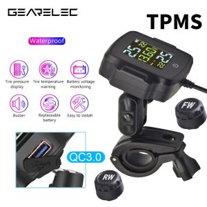 Système de surveillance TPMS de la pression des pneus de moto, système d'alarme de température des
