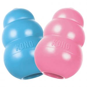 KONG Puppy - Jouet &agrave; m&acirc;cher en caoutchouc naturel pour chien - Jouet en peluche pour chien pour une