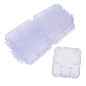 &Eacute;tui pour carte m&eacute;moire en plastique Transparent, 10 pi&egrave;ces, bo&icirc;te de rangement pour carte Micro SD