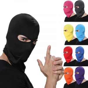 Masque facial complet à 2 trous, cagoule d'été, chapeau CS tactique de l'armée, masque de cyclisme,