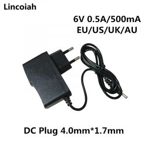 1 pi&egrave;ces 6V 0.5A 500MA 4W AC DC adaptateur d'alimentation chargeur pour OMRON I-C10 M4-I M2 M3 M5-I