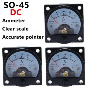 SO-45 ampèremètre cc pointeur analogique compteur DC1A2A3A5A10A15A20A30A testeur de courant de test