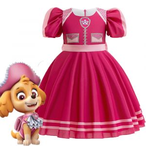 PAW Patrol Dog Girl Robes Barbie Costume de Noël Halloween Skye Vêtements d'anniversaire Performance