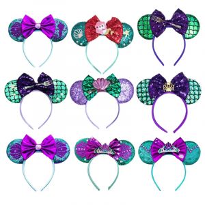 Serise Mickey Mouse oreilles bandeau Minnie cheveux arcs personnage pour femmes Festival bandeau