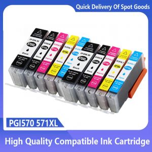 Cartouche d'encre pour imprimante Canon PGI 570 CLI 571 PGI570 XL, pour Canon Pixma MG5750 MG5751