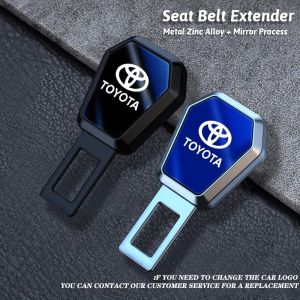 Extension de ceinture de sécurité de voiture, serrure à boucle réglable, accessoires pour Toyota