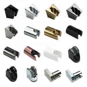 Support de douche &agrave; main r&eacute;glable fixe ABS, support mural de pulv&eacute;risation de Bidet de couleur