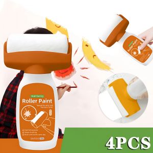 Rouleau de r&eacute;paration mural pour peinture domestique, antibact&eacute;rien blanc, rouleau de peinture en