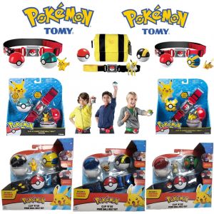 Jeu de ceinture Pokémon Ball, poupée de combat, Pokémon Pikachu EeveeAbra Psyduck, jouet pour