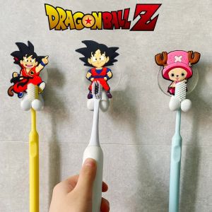 Dragon Ball Goku mural ventouse porte-brosse à dents support crochets d'aspiration salle de bain