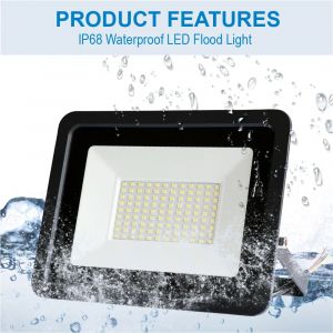 10W 20W 30W 50W 100W LED projecteur AC 220V extérieur IP68 étanche réflecteur LED projecteur