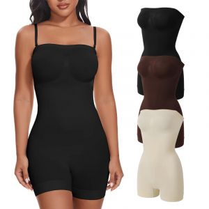 Body Shapewear sans bretelles, rehausseur de fesses, modelant le corps pour femmes, sous la robe,