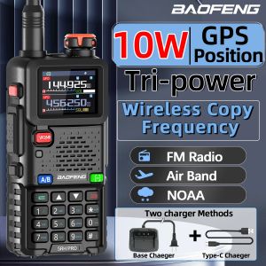 Baofeng UV-5RH PRO GPS talkie-walkie longue portée multi-bande sans fil fréquence de copie NOAA