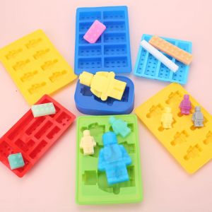 Moules en silicone pour cube de glace robot, moules à bonbons, chocolat pour enfants, fête et