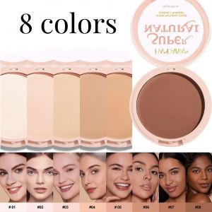 Poudre mate rayonnante avec 8 nuances, produits de maquillage de luxe, cosmétiques japonais, coussin